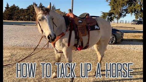how to tack up western.
